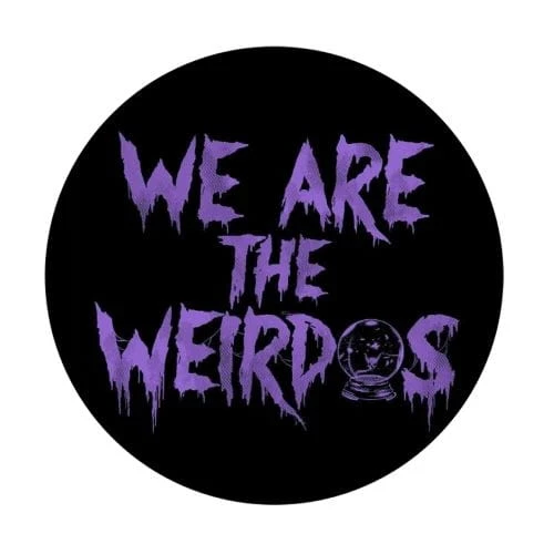 we are the weirdos przypinka