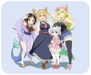 Kobayashi-san Chi no Maid Dragon podkładka pod mysz 3