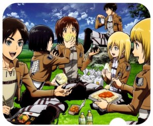 Shingeki no Kyojin podkładka pod mysz 2