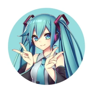 Przypinka Vocaloid Hatsune Miku 1