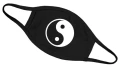 yin yang maska