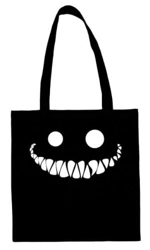 creepy smile torba czarna