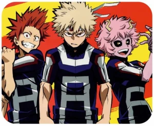 Boku no Hero Academia Kirishima Bakugo i Ashido podkładka pod mysz