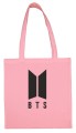 bts torba różowa z czarnym