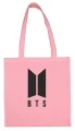 bts torba różowa z czarnym
