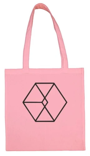 exo torba różowa z czarnym