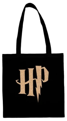 hp torba złoty brokat
