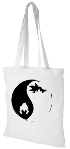 dragon ball yin yang biała