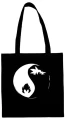 dragon ball yin yang czarna