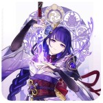 Genshin Impact Raiden Shogun podkładka pod kubek