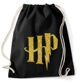 hp worek czarny złoty brokat