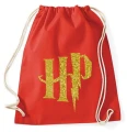 hp worek czerwony złoty brokat