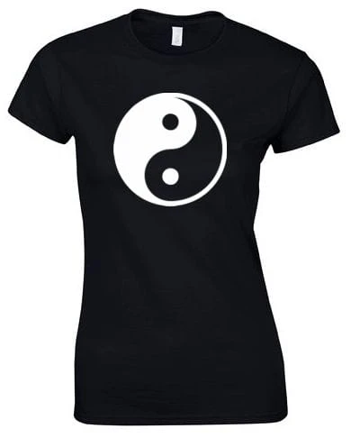 yin yang koszulka damska