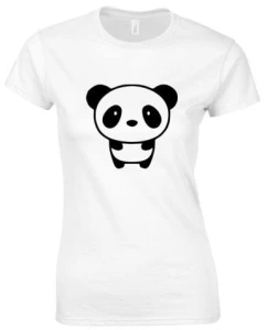 Panda koszulka damska