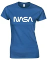 nasa koszulka damska niebieska