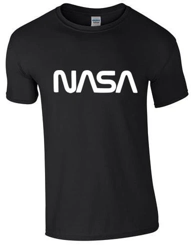 nasa koszulka męska czarna