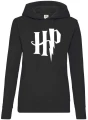 hp bluza damska z kapturem czarna