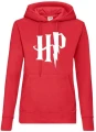hp bluza dmaska z kapturem czerwona