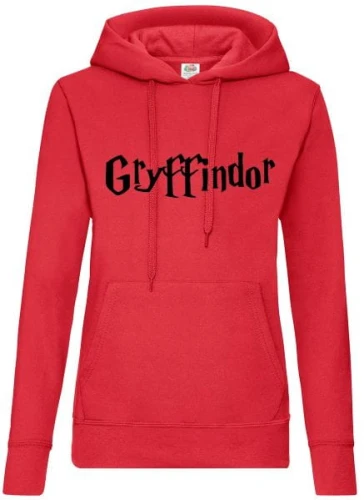 gryffindor bluza z kapturem czerwona