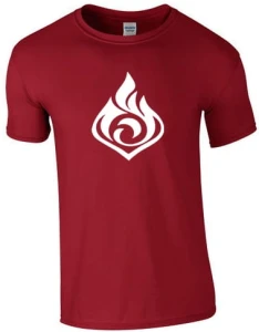 Genshin Impact Pyro koszulka męska