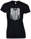 Shingeki no Kyojin koszulka damska
