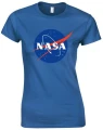 nasa koszulka damska niebieska