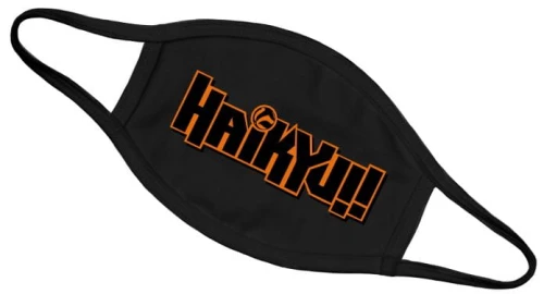 haikyu maska czarna