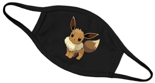 pokemon eevee maska czarna