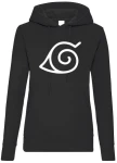 Naruto Konoha bluza damska z kapturem