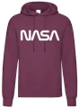 nasa bluza męska bordowa