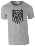 Shingeki no Kyojin koszulka męska