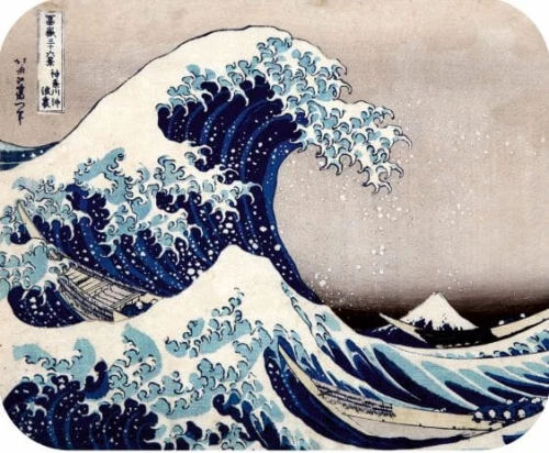 hokusai podkładka