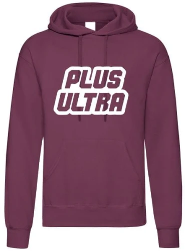 bnha plus ultra bluza męska bordowa