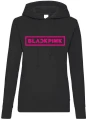 blackpink bluza damska z kapturem czarna