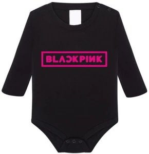 Blackpink body niemowlęce z długim rękawem
