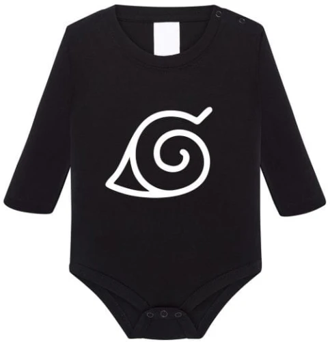 naruto konoha body czarne