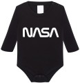 nasa body z długim rękawem czarne
