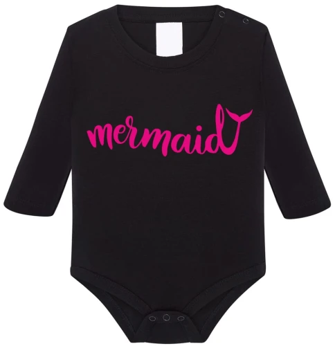 mermaid body czarne
