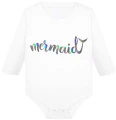 mermaid body białe holograficzne