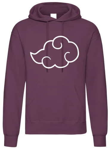 akatsuki bluza męska bordowa