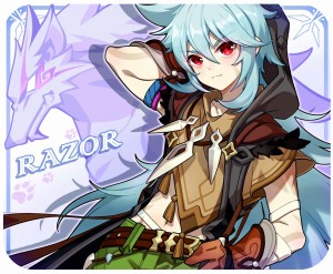 Genshin Impact Razor podkładka pod mysz