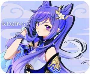 Genshin Impact Keqing podkładka pod mysz
