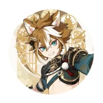 Przypinka Genshin Impact Gorou 