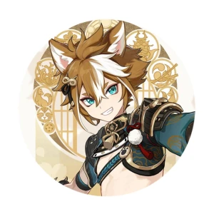 Przypinka Genshin Impact Gorou 