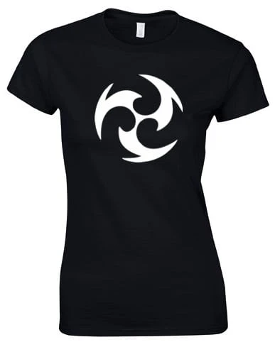 genshin electro koszulka damska czarna