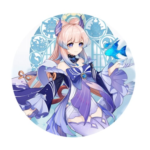genshin impact kokomi przypinka