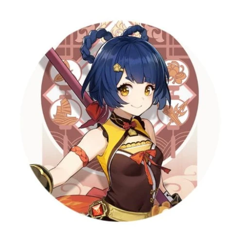 genshin xiangling przypinka