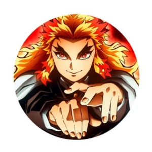Przypinka Kimetsu no Yaiba Rengoku