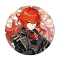 genshin impact diluc przypinka 58mm