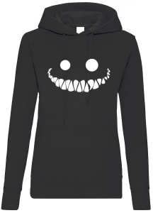 Creepy smile bluza damska z kapturem